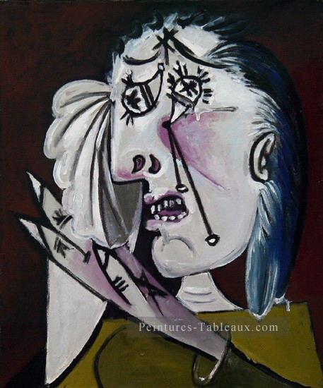 La femme qui pleure 4 1937 Cubisme Peintures à l'huile